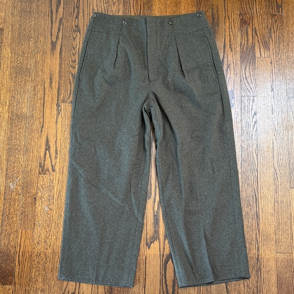 Banana Republic Pants - B36 Banana Republic Women’s 14 Plus Size Dark Olive Green High-Waist Pants
